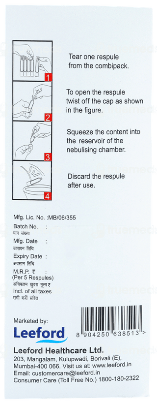 Weldinide 0.5 F 2ml Pack Of 5 Respules